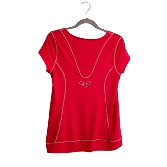 REI Women’s Fleet Crew Top L Red - Picture 2 of 8